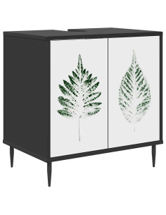 Mobile da Bagno HANAU Rovere Nero 60 x 40 x 61 cm 2