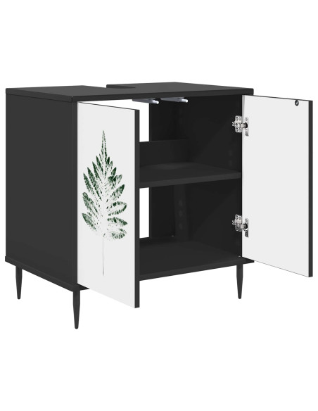 Mobile da Bagno HANAU Rovere Nero 60 x 40 x 61 cm