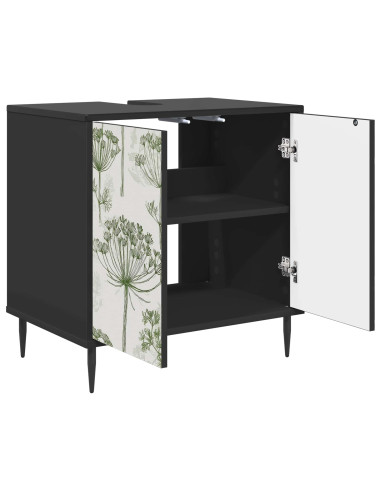 Mobile da Bagno GOTHA Rovere Nero 60 x 40 x 61 cm