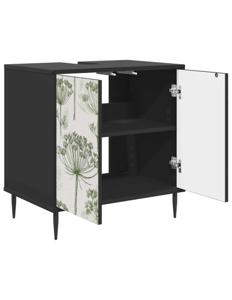 Mobile da Bagno GOTHA Rovere Nero 60 x 40 x 61 cm