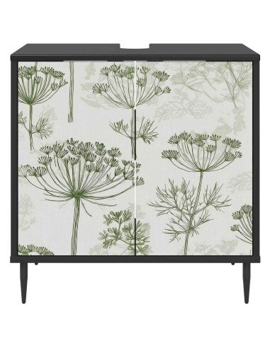 Mobile da Bagno GOTHA Rovere Nero 60 x 40 x 61 cm