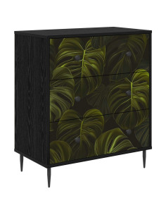 Cassettiera ELBURG Stampa foglia di palma 66 x 36,5 x 76 cm 2