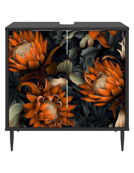 Mobile da Bagno LOCHEM Rovere Nero 60 x 40 x 61 cm