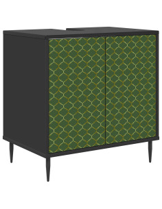 Mobile da Bagno GELEEN Rovere Nero 60 x 40 x 61 cm