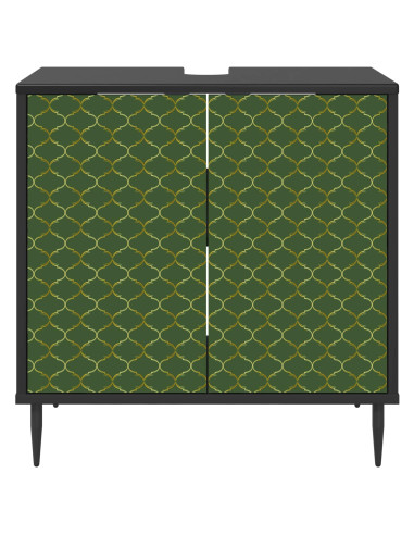 Mobile da Bagno GELEEN Rovere Nero 60 x 40 x 61 cm