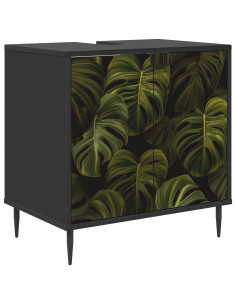 Mobile da Bagno ELBURG Rovere Nero 60 x 40 x 61 cm
