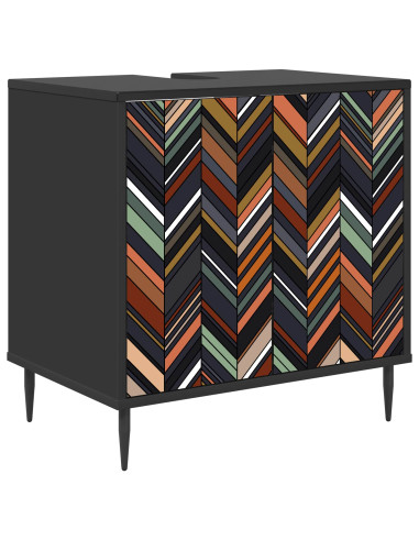 Mobile da Bagno OMMEN Rovere Nero 60 x 40 x 61 cm