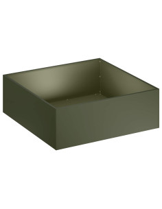 Vaso da giardino Verde Oliva 40 x 40 x 20 cm 2