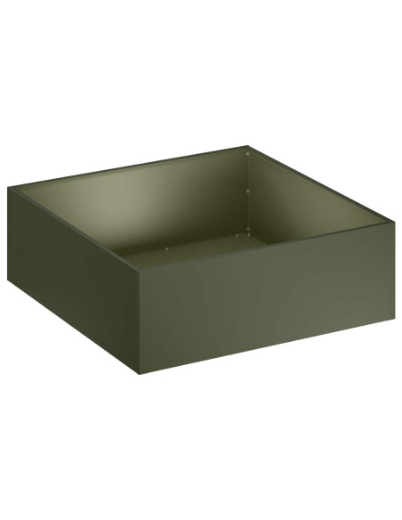 Vaso da giardino Verde Oliva 40 x 40 x 20 cm