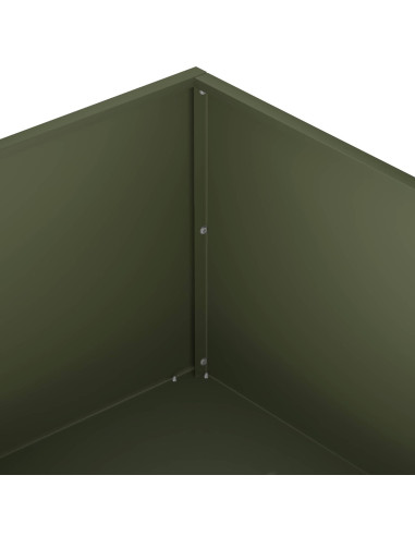 Vaso da giardino Verde Oliva 40 x 40 x 20 cm