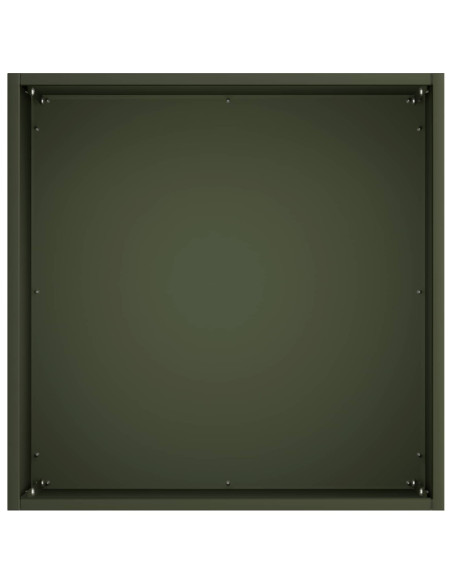 Vaso da giardino Verde Oliva 45 x 45 x 45 cm