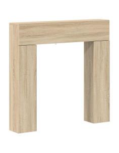 Cornice per camino Rovere Sonoma 102 x 18 x 100,5 cm 2