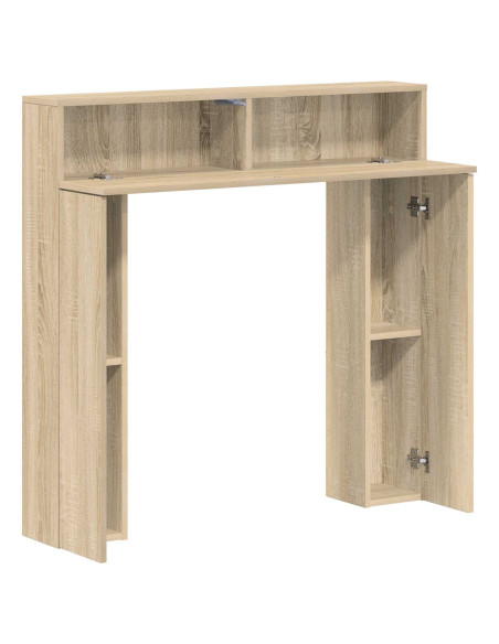 Cornice per camino Rovere Sonoma 102 x 18 x 100,5 cm