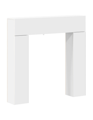 Cornice per camino Bianco 102 x 18 x 100,5 cm