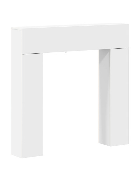Cornice per camino Bianco 102 x 18 x 100,5 cm