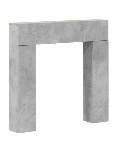 Cornice per camino Grigio Cemento 102 x 18 x 100,5 cm 2