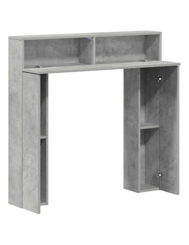 Cornice per camino Grigio Cemento 102 x 18 x 100,5 cm