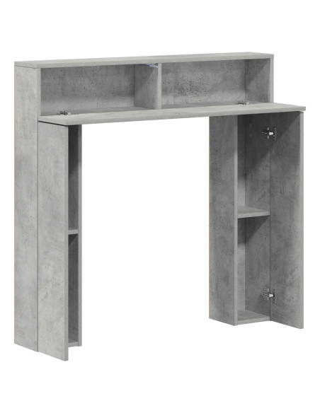 Cornice per camino Grigio Cemento 102 x 18 x 100,5 cm