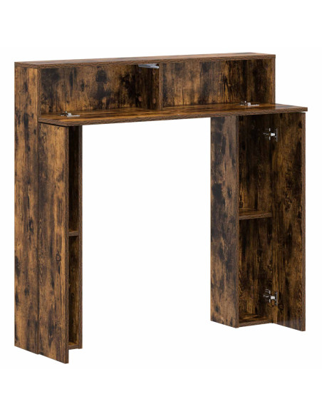 Cornice per camino Rovere Fumo 102 x 18 x 100,5 cm