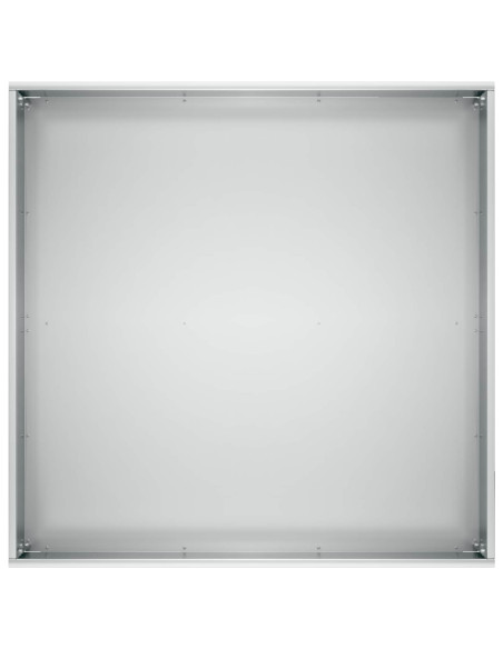 Vaso da giardino Argento 40 x 40 x 20 cm Acciaio zincato