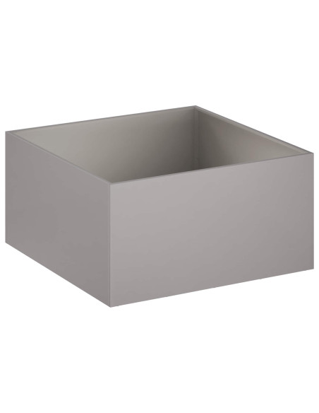 Vaso da giardino 2 pz Ruggine 80 x 80 x 40 cm Acciaio Corten