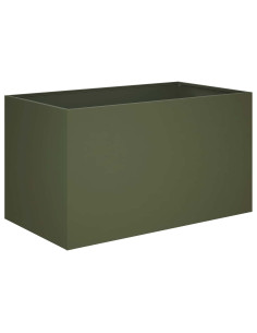 Vaso da giardino Verde Oliva 100 x 50 x 50 cm 2