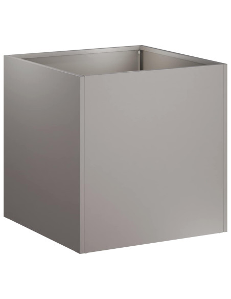 Vaso da giardino 2 pz Ruggine 45 x 45 x 45 cm Acciaio Corten