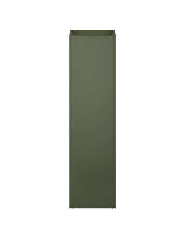 Vaso da giardino 2 pz Verde Oliva 20 x 20 x 75 cm