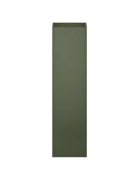 Vaso da giardino 2 pz Verde Oliva 20 x 20 x 75 cm