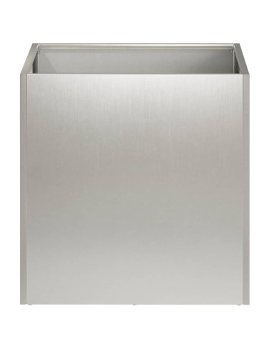 Vaso da giardino Argento 25 x 25 x 25 cm Acciaio Inox