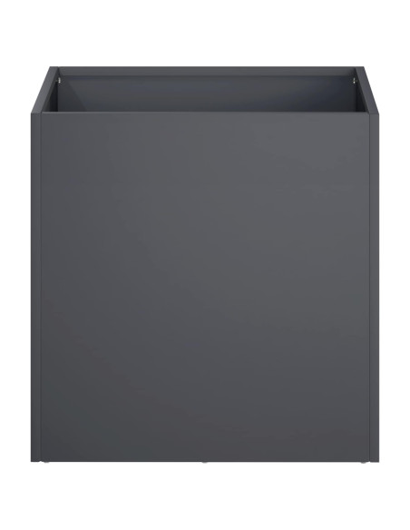 Vaso da giardino 2 pz Antracite 20 x 20 x 20 cm