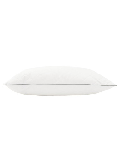 Cuscino FULDA 2 pz 40 x 80 cm 100% piuma d’oca e piumino Bianco