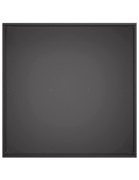 Vaso da giardino Nero 40 x 40 x 20 cm Acciaio laminato a freddo