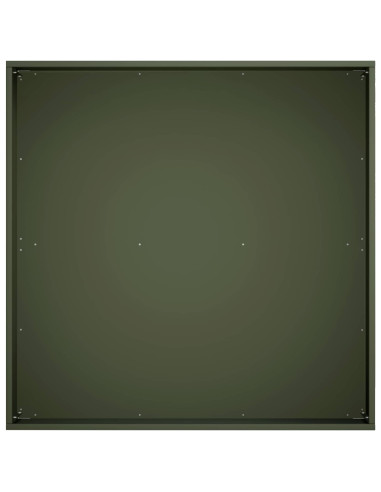 Vaso da giardino 2 pz Verde Oliva 40 x 40 x 20 cm
