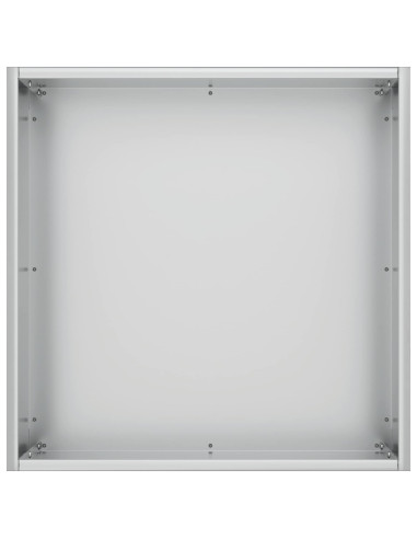 Vaso da giardino Argento 25 x 25 x 25 cm Acciaio zincato