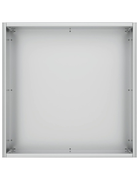 Vaso da giardino Argento 35 x 35 x 35 cm Acciaio zincato