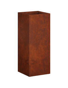 Vaso da giardino Ruggine 20 x 20 x 50 cm Acciaio Corten 2