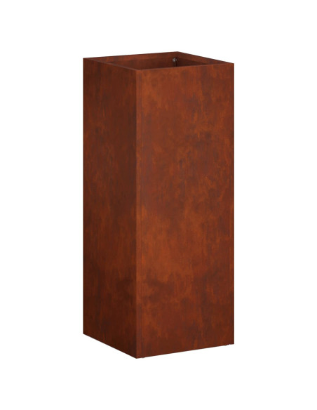 Vaso da giardino Ruggine 20 x 20 x 50 cm Acciaio Corten