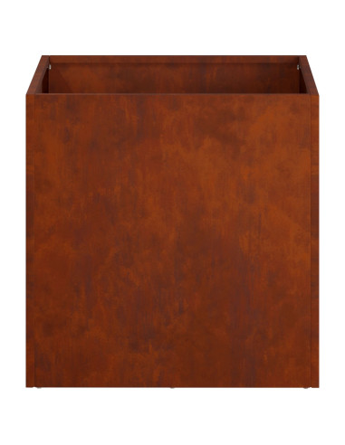 Vaso da giardino Ruggine 45 x 45 x 45 cm Acciaio Corten