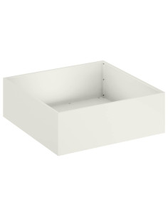 Vaso da giardino Bianco 40 x 40 x 20 cm 2