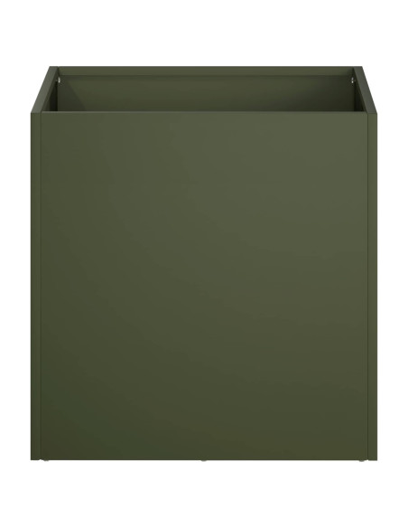 Vaso da giardino 2 pz Verde Oliva 20 x 20 x 20 cm