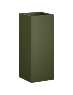 Vaso da giardino Verde Oliva 20 x 20 x 40 cm 2