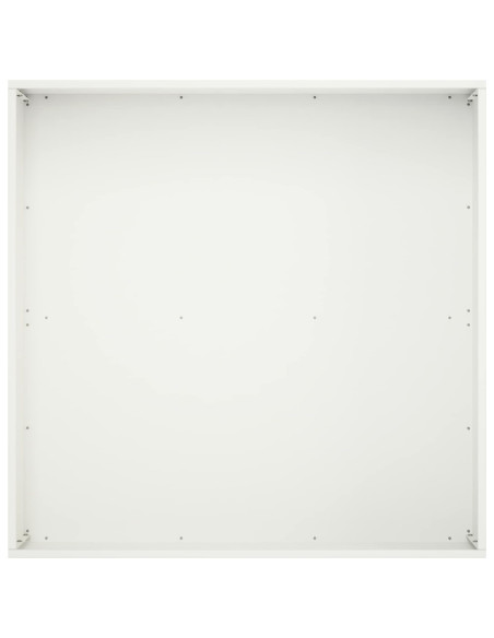 Vaso da giardino 2 pz Bianco 40 x 40 x 20 cm