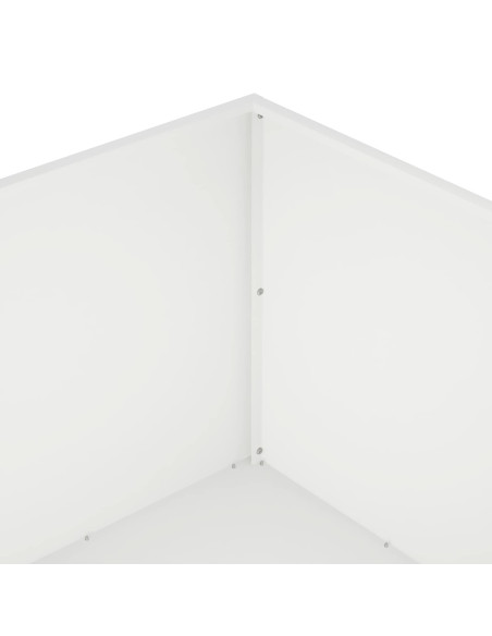 Vaso da giardino 2 pz Bianco 80 x 80 x 40 cm