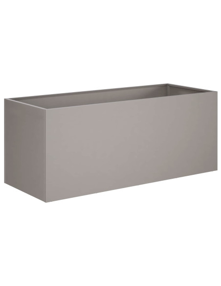 Vaso da giardino 2 pz Ruggine 80 x 40 x 40 cm Acciaio Corten