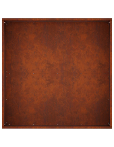 Vaso da giardino Ruggine 60 x 60 x 40 cm Acciaio Corten