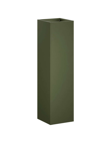 Vaso da giardino Verde Oliva 20 x 20 x 75 cm