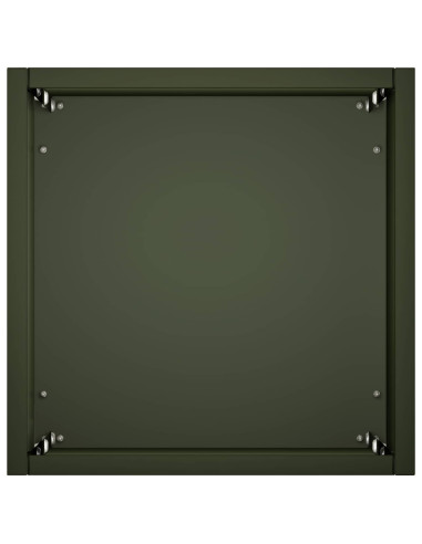 Vaso da giardino Verde Oliva 20 x 20 x 75 cm