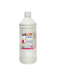 TEMPERA FLACONE 1000ML BIANCO 2