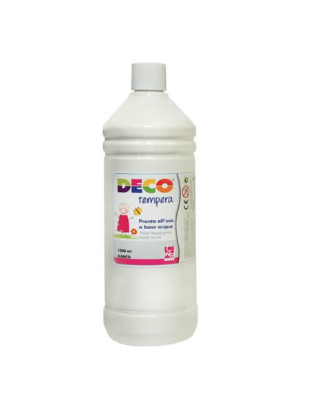 TEMPERA FLACONE 1000ML BIANCO